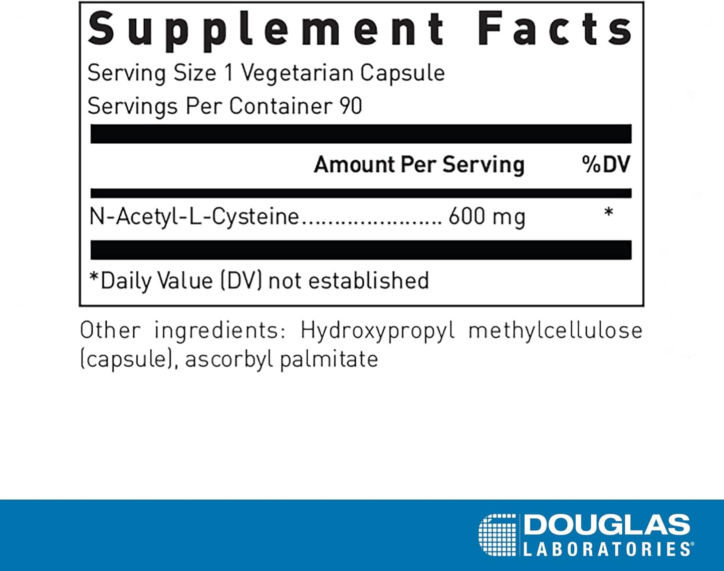 25 - N-Acetyl-Cysteine 600 mg aka NAC4me 90 Tabs
