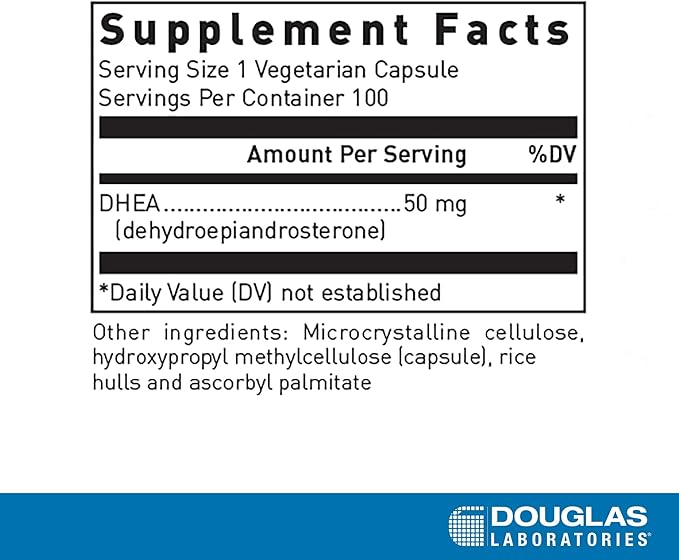 13 - DHEA 50 mg Micronized 100 Tabs