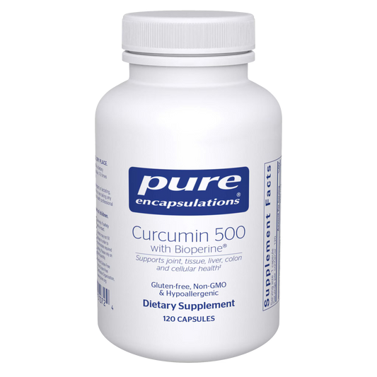 08.5 - Curcumin 500 w Bioperine - 120 Capsules