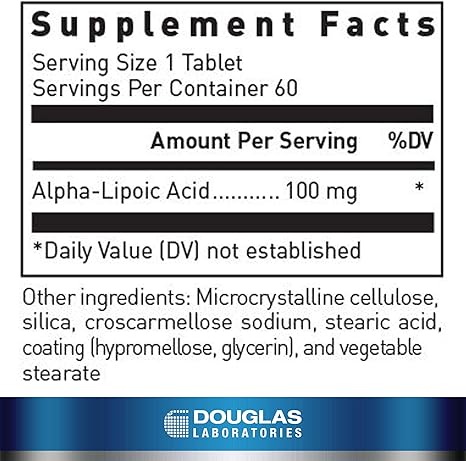 01.5 - Alpha Lipoic Acid 120 Tabs