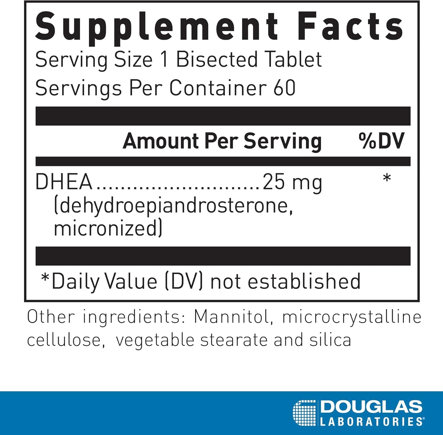 12 - DHEA 25 mg Micronized 100 Tabs