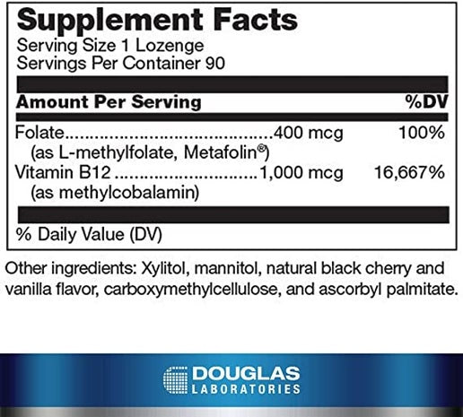 21 - Methyl B12 Plus 90 Tabs aka PureMelt B12 Folate